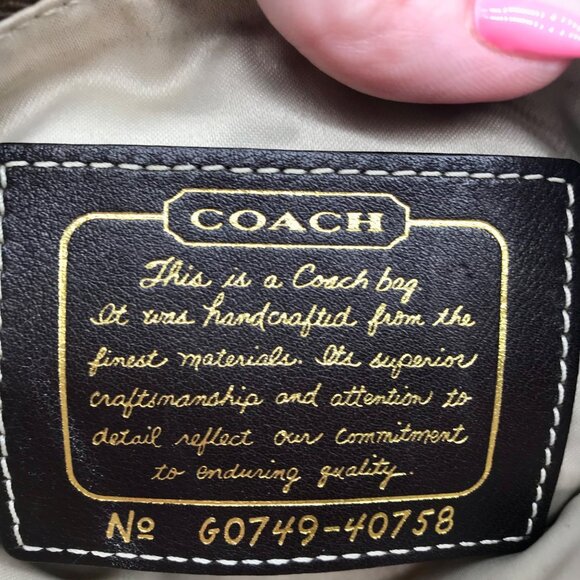 Coach Brown Signature Canvas Swingpack Crossbody 40758 - Picture 10 of 11